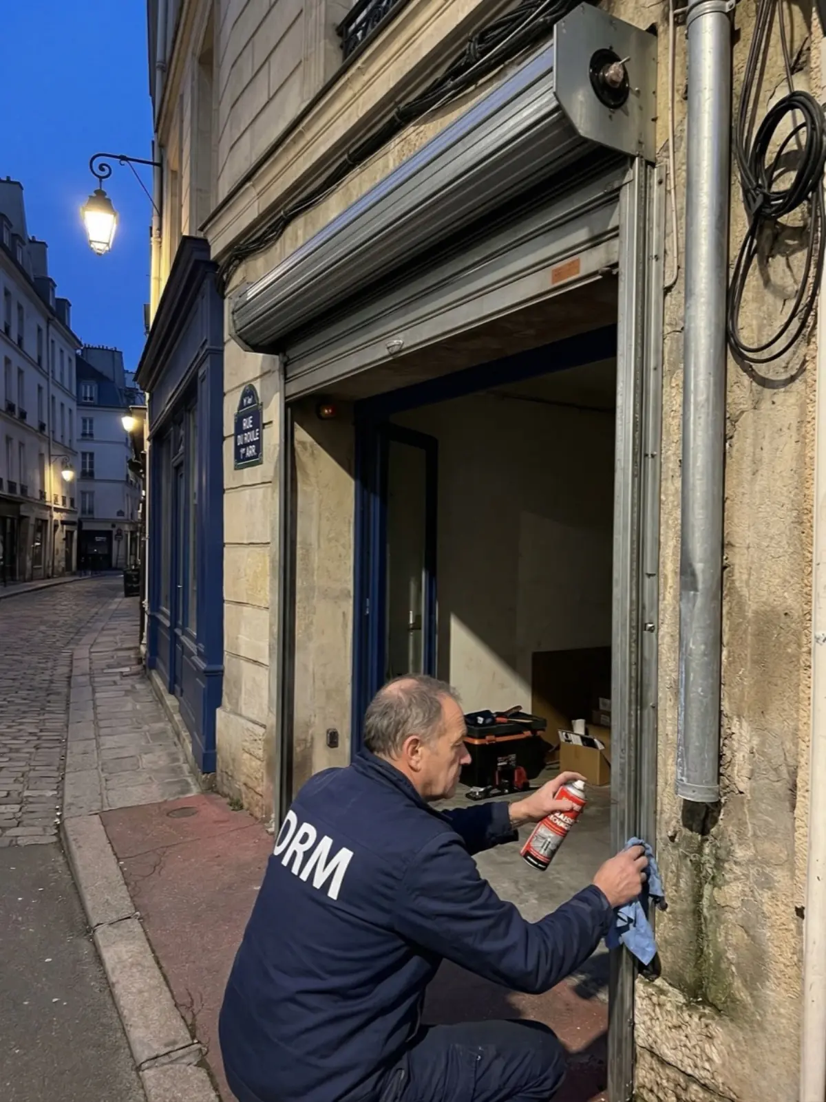 Notre methode pour le entretien de rideau metallique a Paris 4e